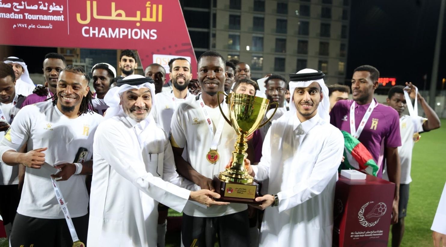 CEO of Qatar Stars League attends closing ceremony of 49th Saleh Saqr Ramadan Tournament