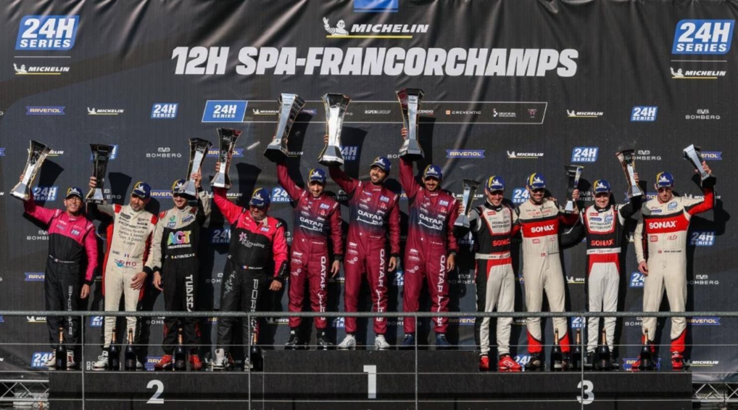 Team Qatar tops 992-AM at Spa-Francorchamps
