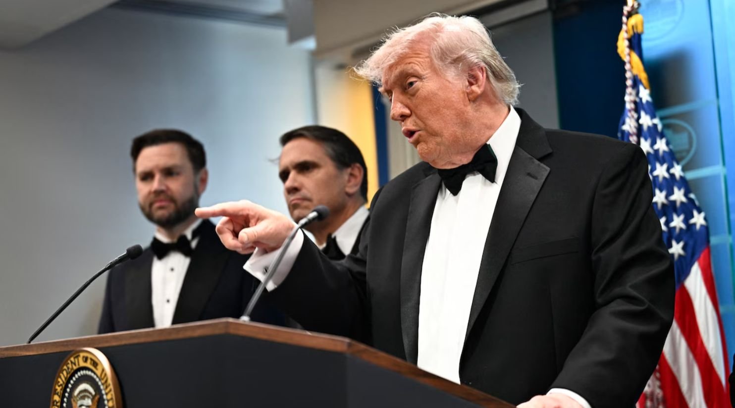 Trump safe after shooting at White House correspondents dinner, suspect in custody