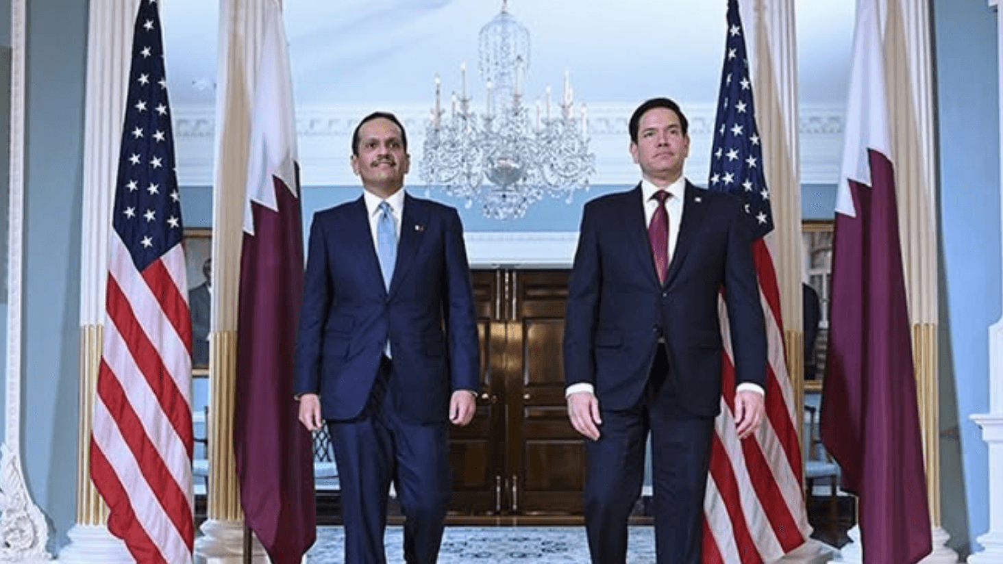 Qatar Prime Minister Meets the US Secretary of State Marco Rubio