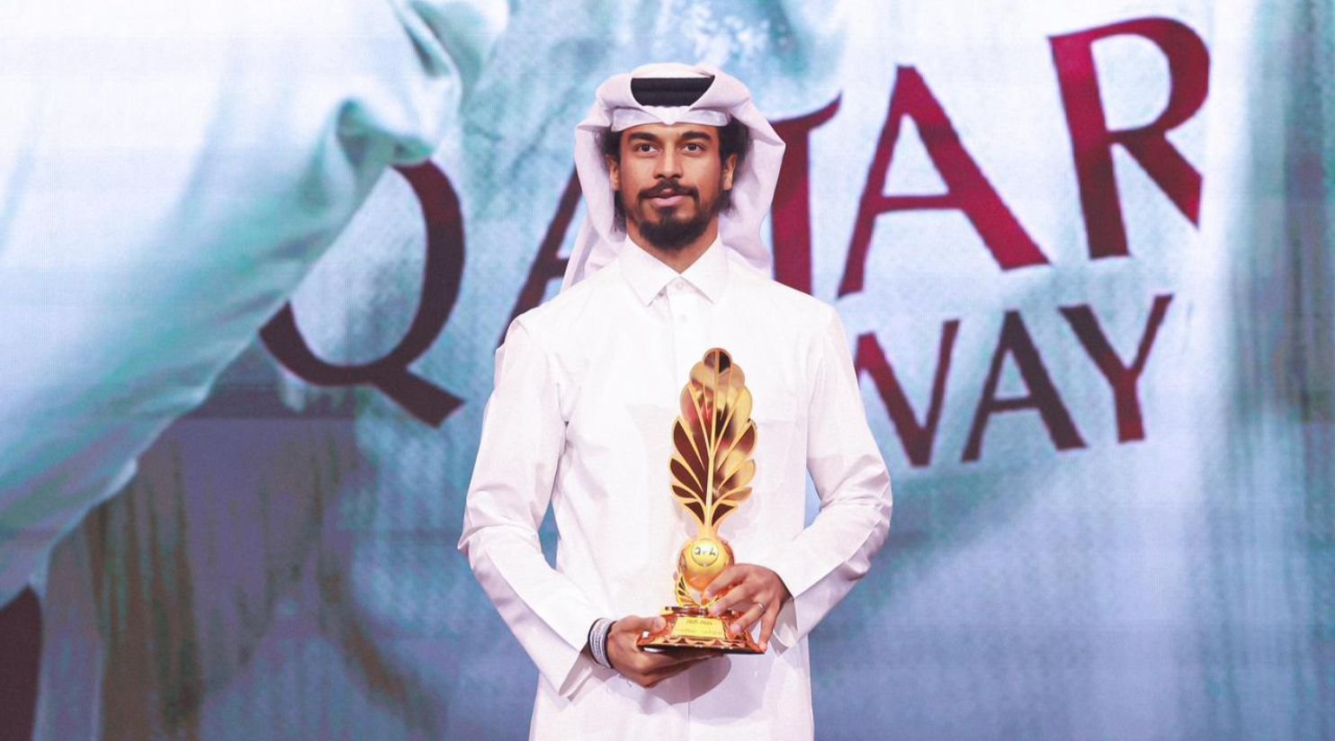 Akram Afif shines again during Qatar Football Association Awards night