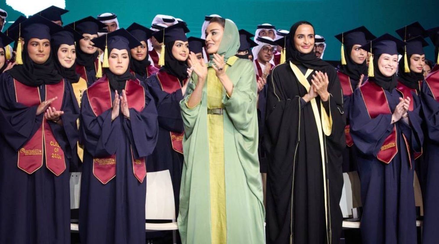 Her Highness Sheikha Moza bint Nasser Attends the Qatar Foundation Schools Commencement Ceremony