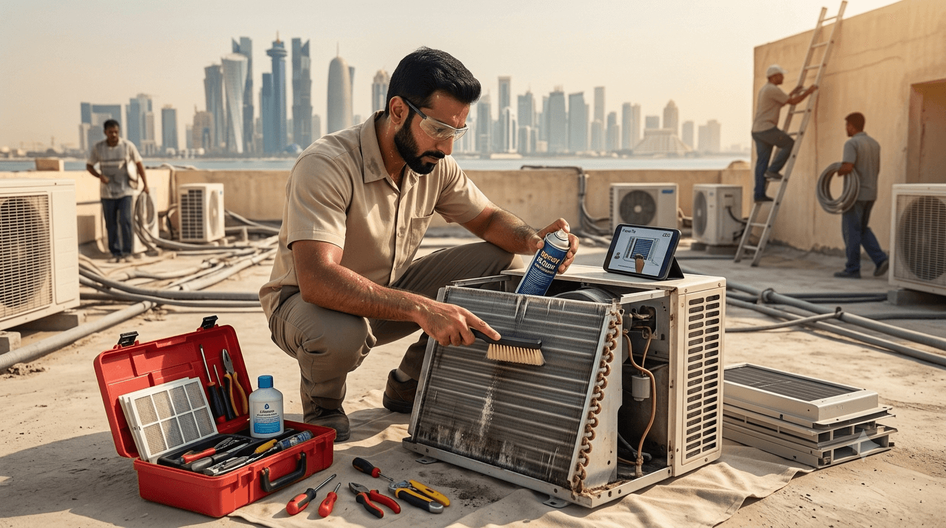 Summer AC Maintenance in Qatar: DIY & When to Call a Pro
