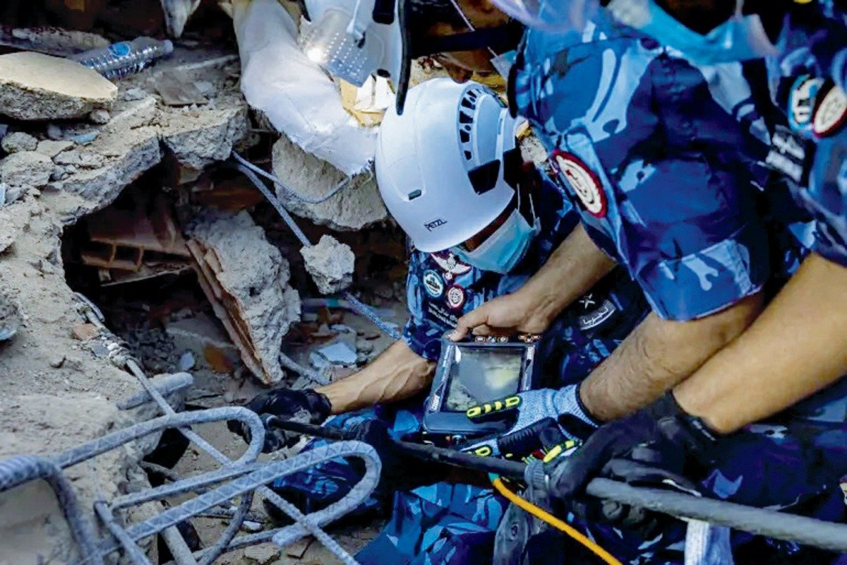 Qatari rescue team saves girl alive from earthquake rubble in Venezuela after eight days