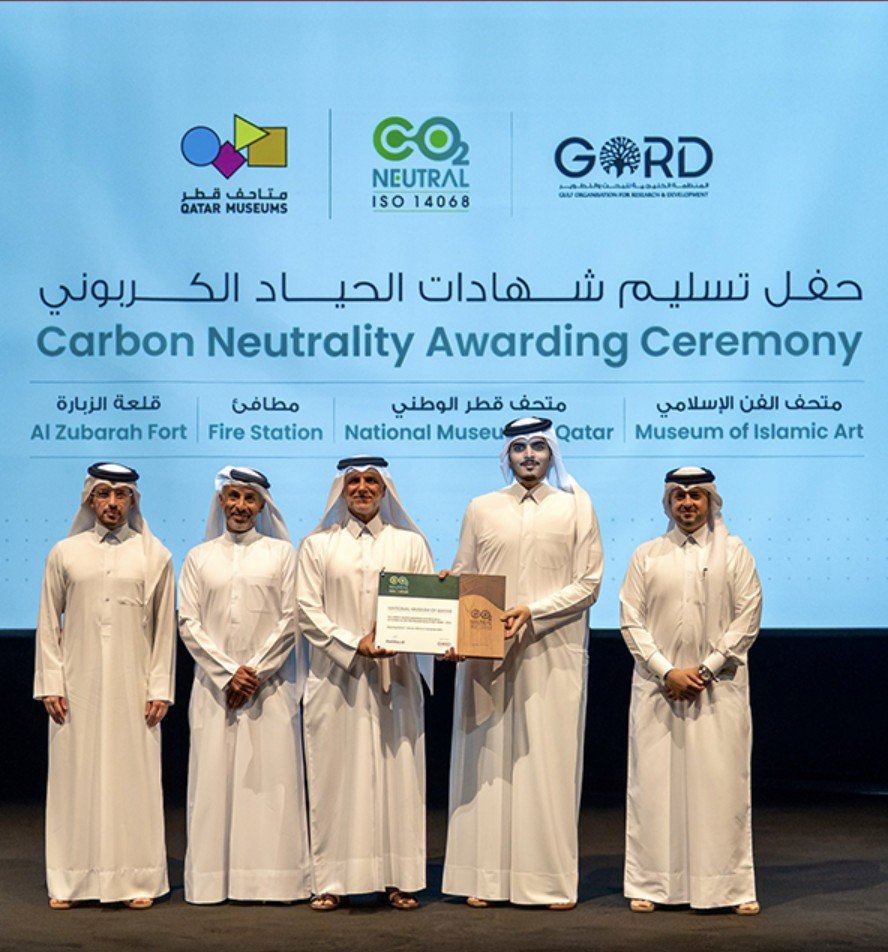 Qatar Museums Achieves Carbon Neutrality Certification for Four Landmark Cultural Sites