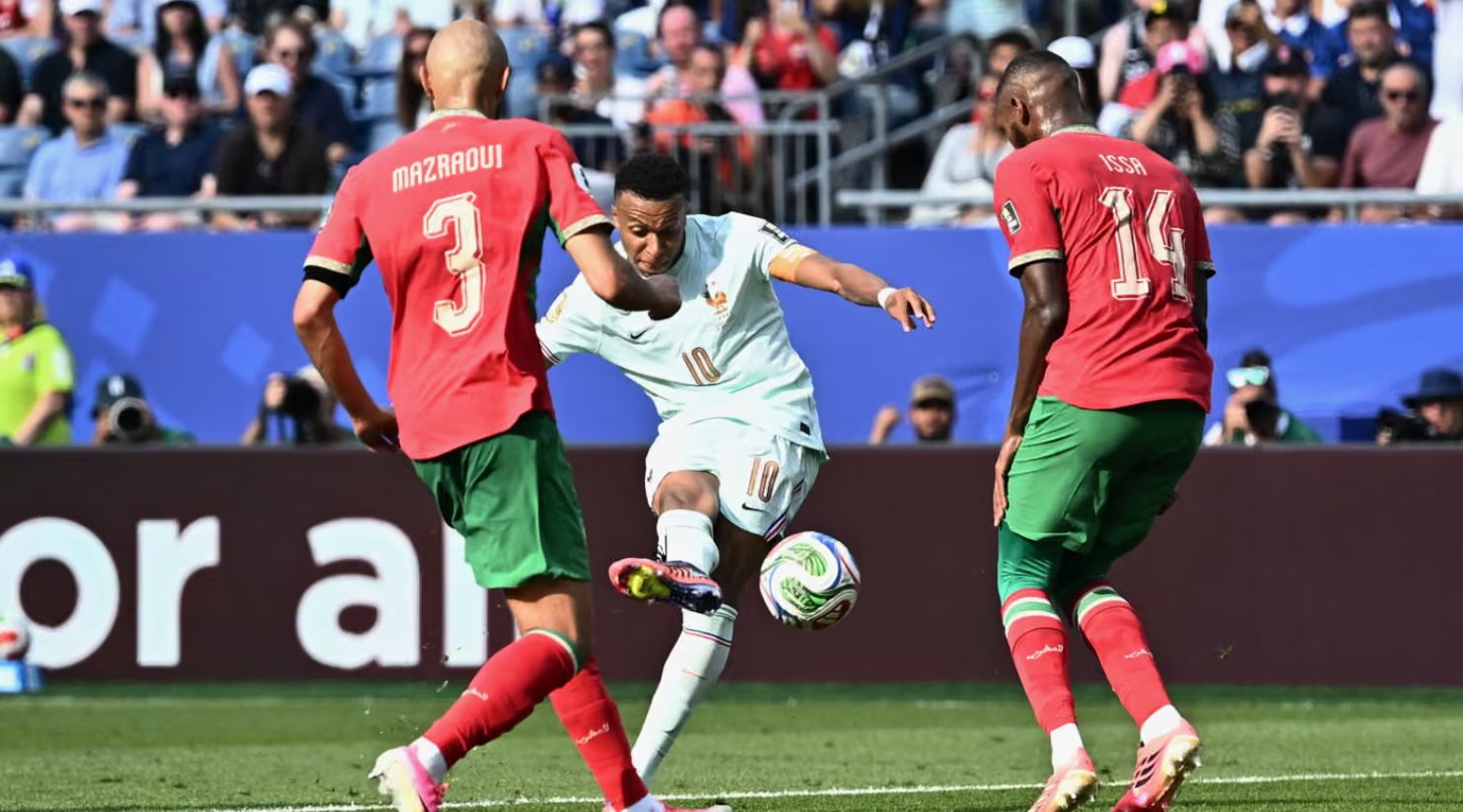 France beat Morocco 2-0 to become first team to the world cup 2026 semifinals