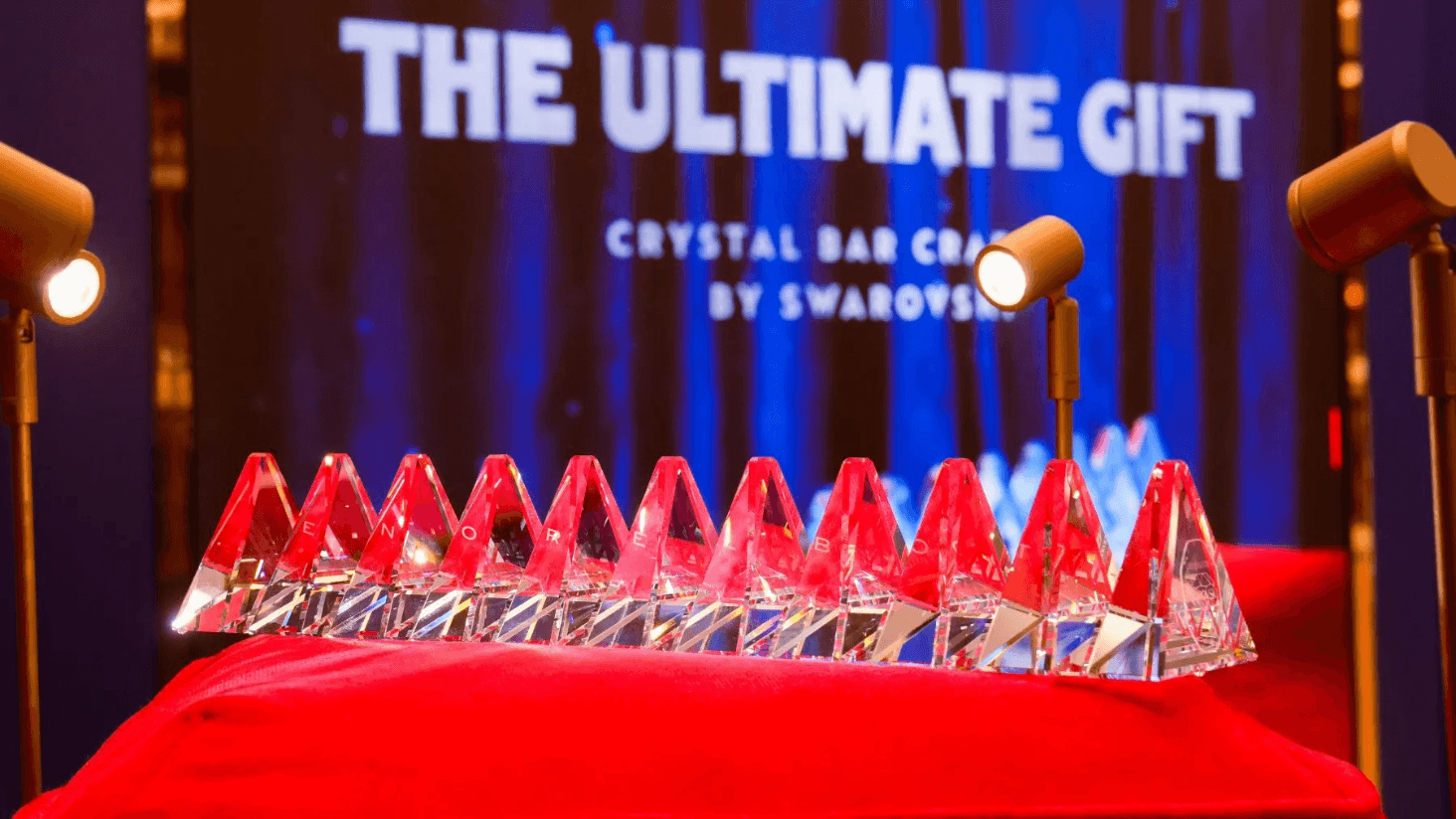 Swarovski Toblerone Crystal Bar Goes on Display at Hamad International Airport