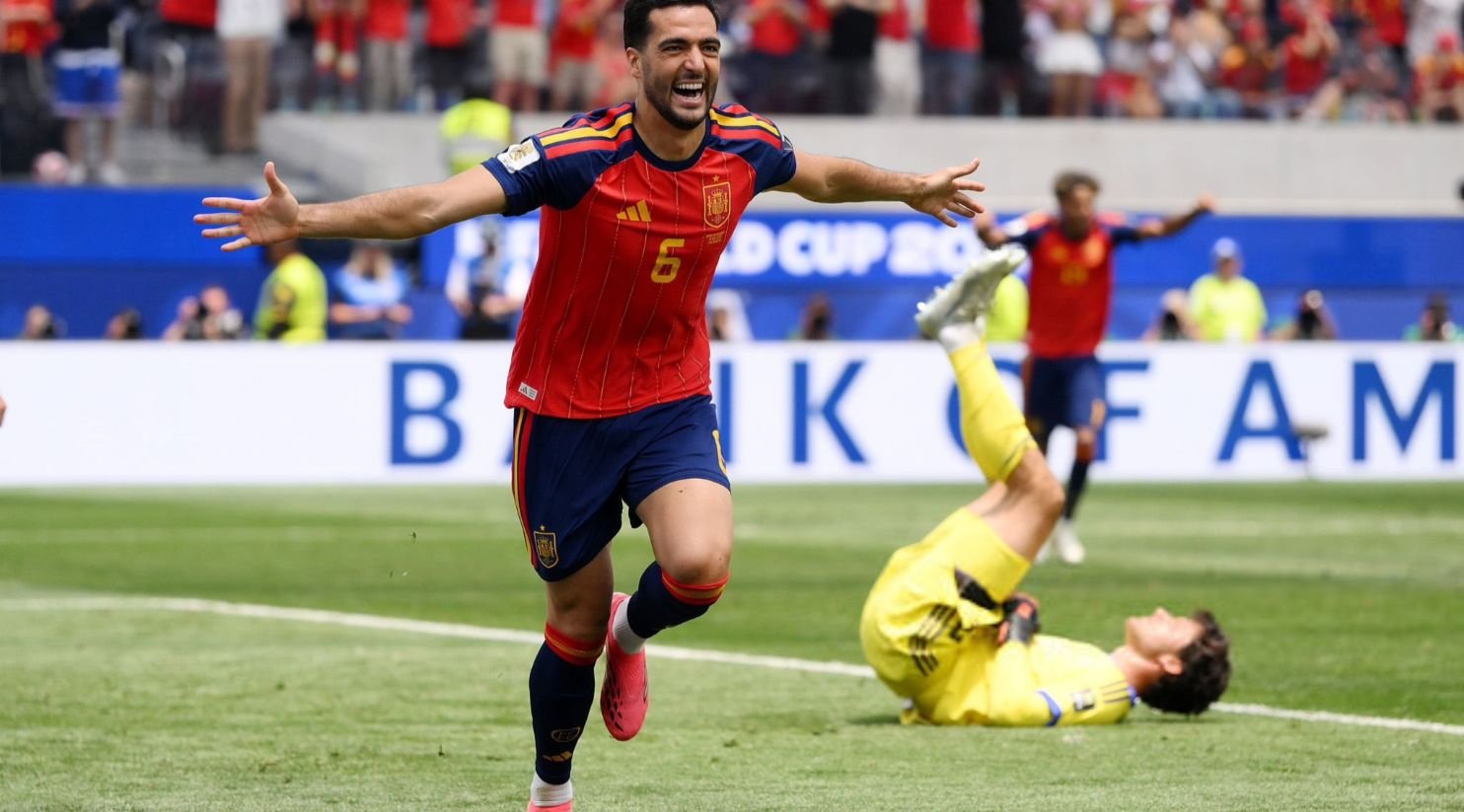 Merino’s late strike sends Spain past Belgium into World Cup semifinals