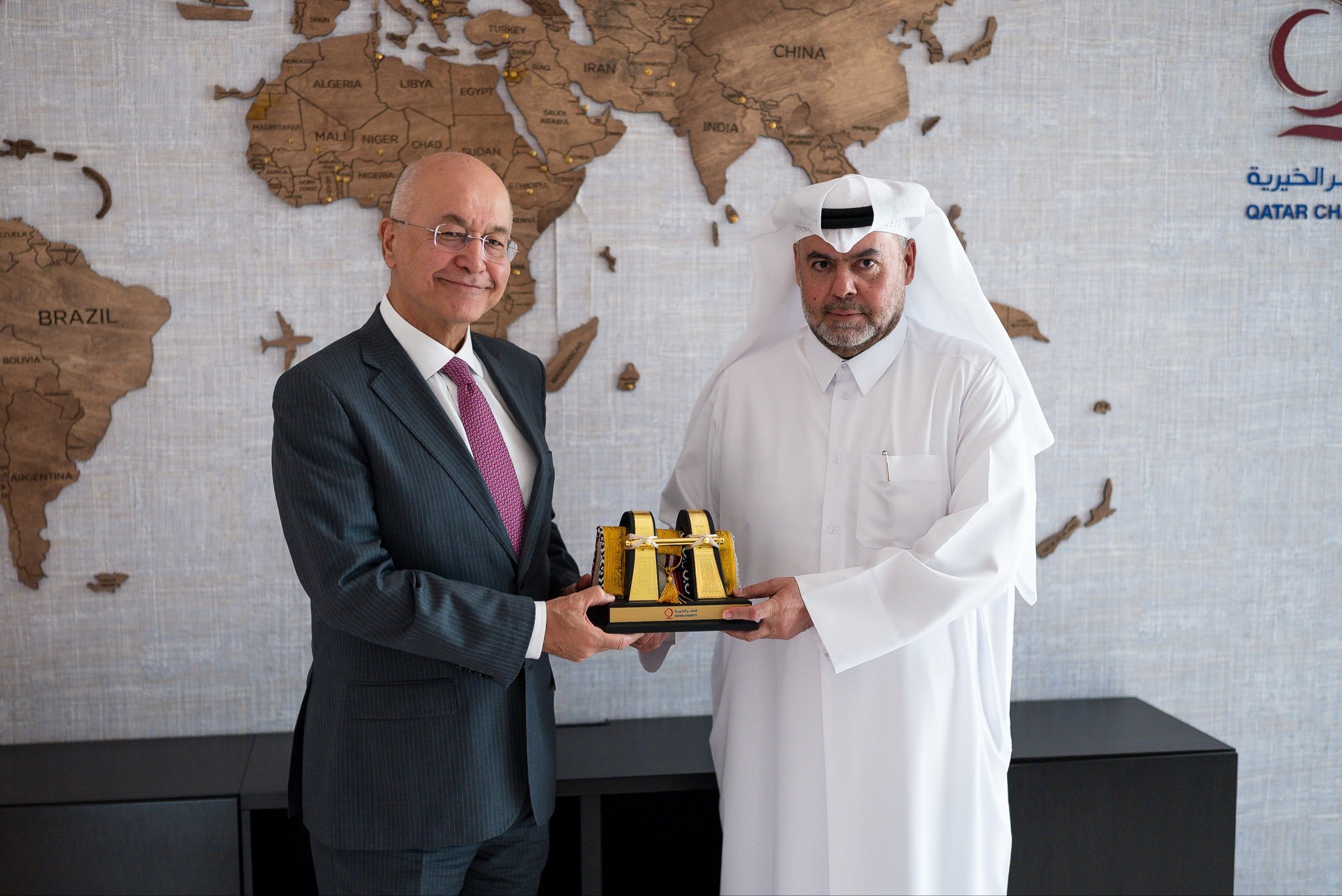 Qatar Charity CEO Meets UN High Commissioner for Refugees