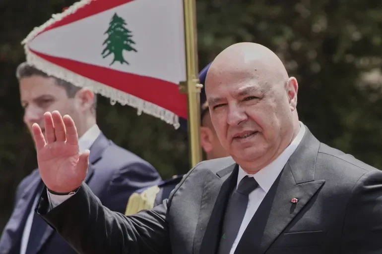 LEBANESE PRESIDENT CONDEMNS ATTACKS ON GULF STATES AND JORDAN
