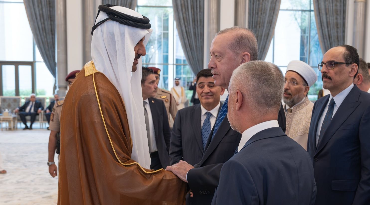HH The Amir Receives Condolences from World Leaders and Senior International Officials on the Passing of HH The Father Amir (July 14)