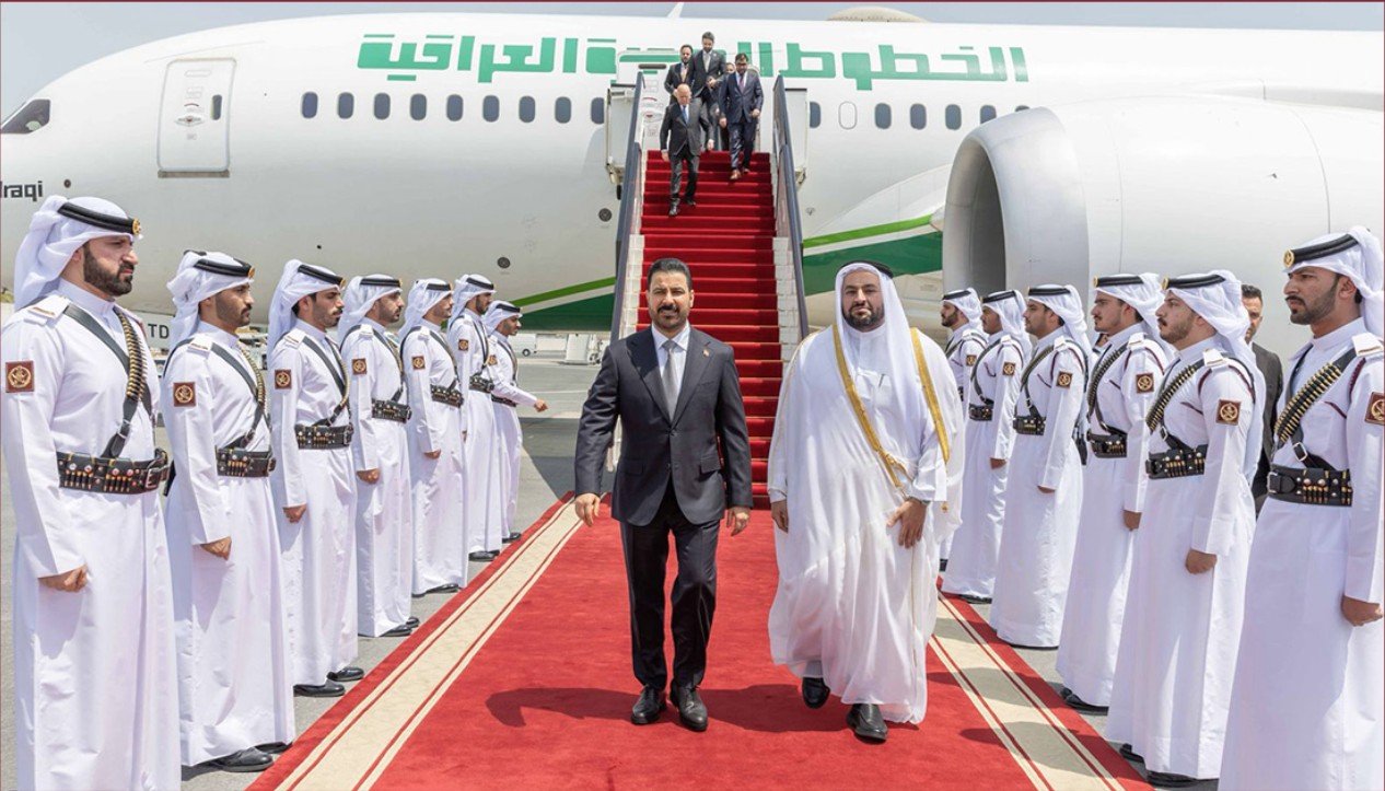 Iraqi Prime Minister Ali Al-Zaidi arrives in Doha for working visit