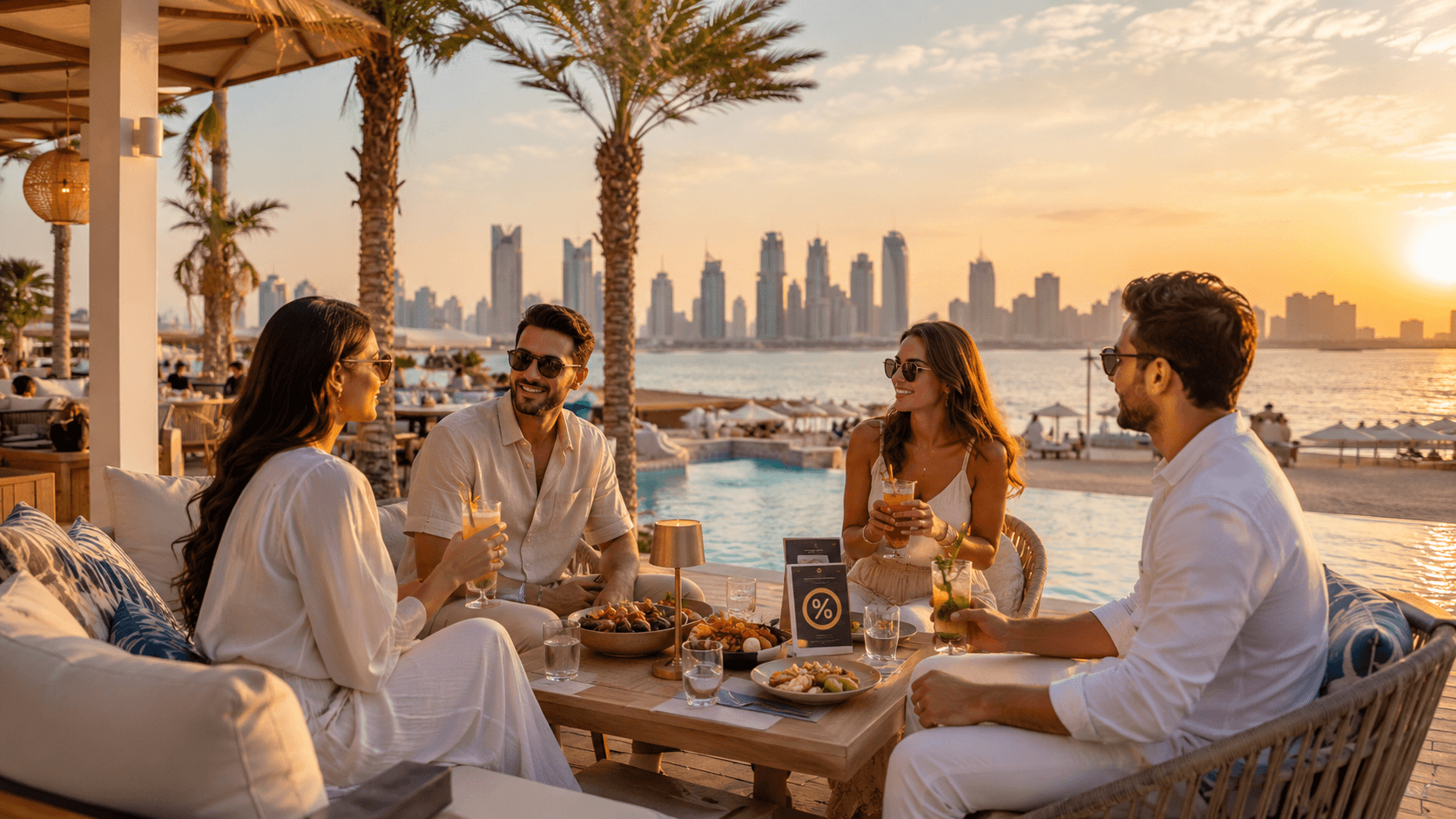 Early-Bird & Happy Hour Deals at Doha Beach Clubs