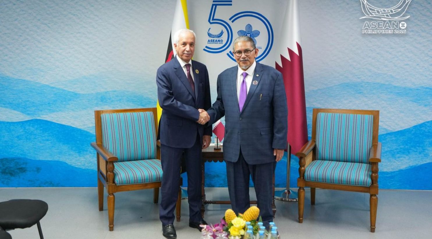 Qatar’s Minister of State for Foreign Affairs meets counterparts from eight nations in Manila