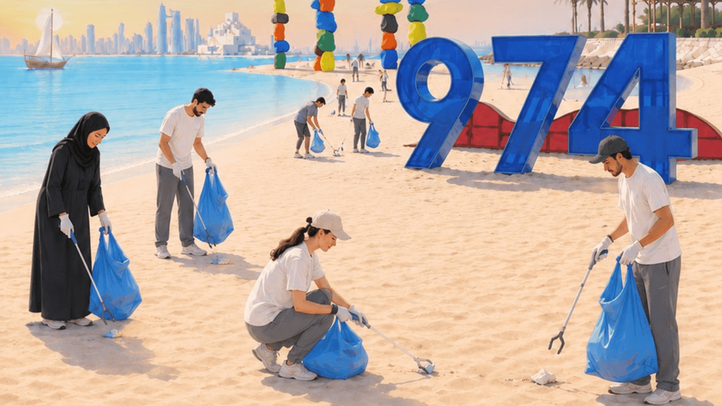 Qatar residents invited to join Beach 974 cleanup on August 7