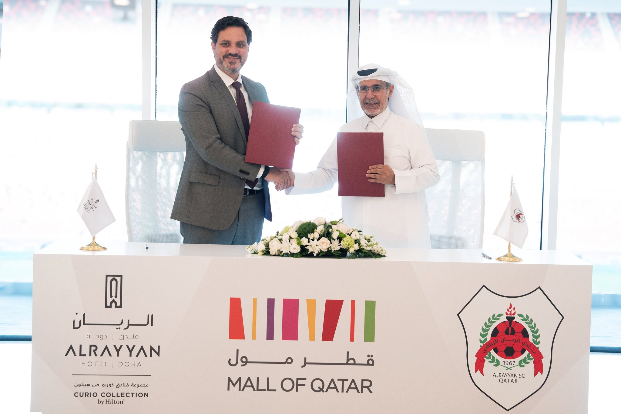Mall of Qatar and AlRayyan Hotel Doha, Curio Collection by Hilton Partner with Al Rayyan Sports Club to Bring Fans Closer to the Game