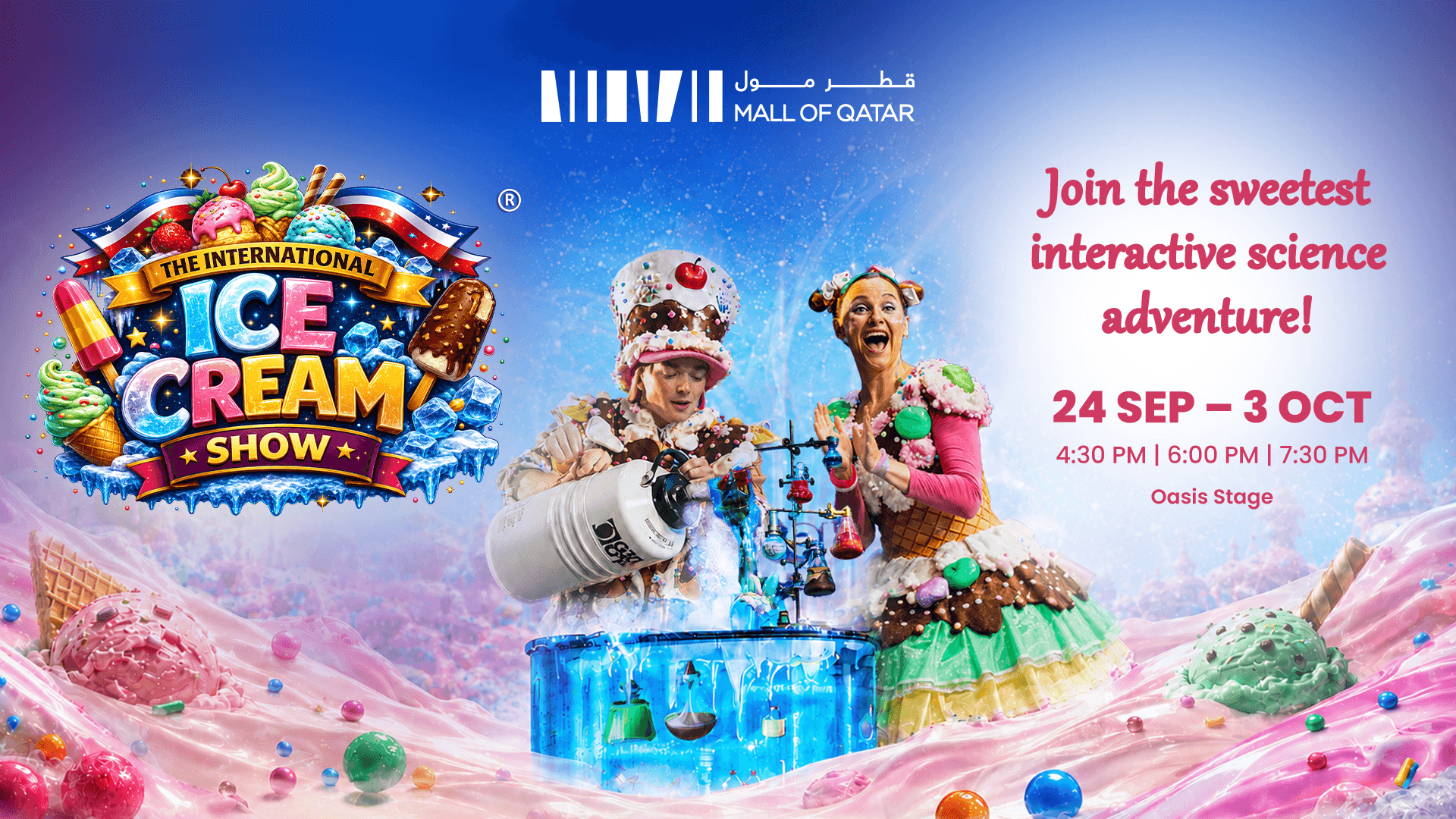 Step into an interactive ice cream adventure at Mall of Qatar this September