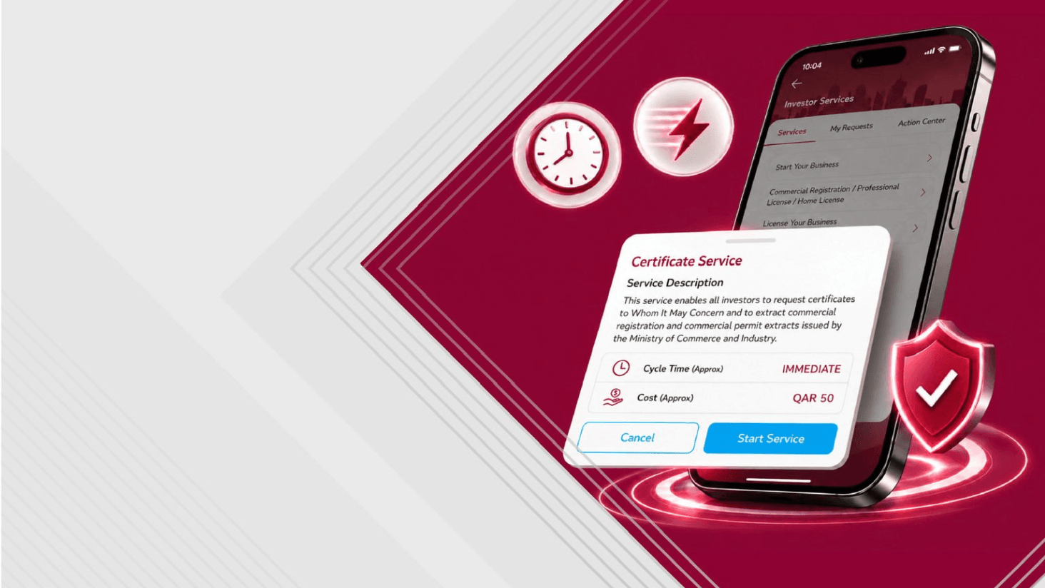 Qatar MOCI app adds instant certificate issuance and establishment renewal services